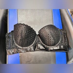 Savage X Fenty Black Lace Detail Bra